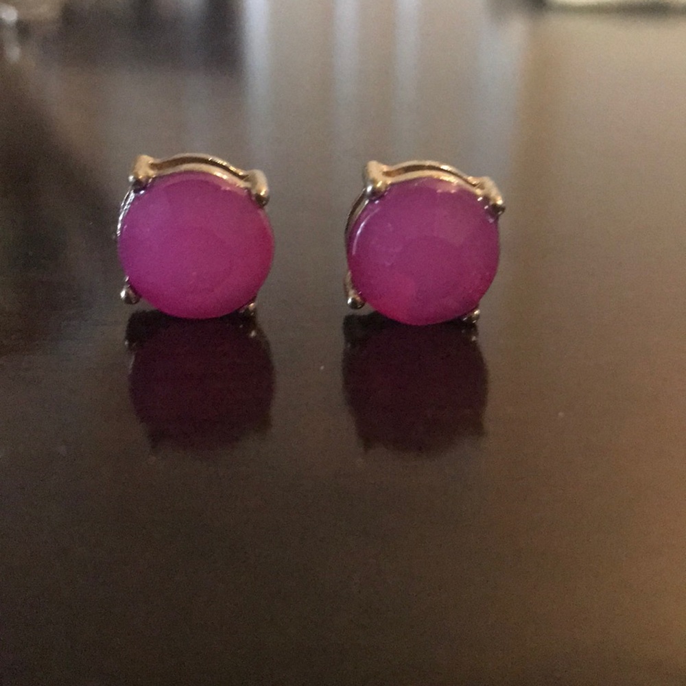 Pink earrings